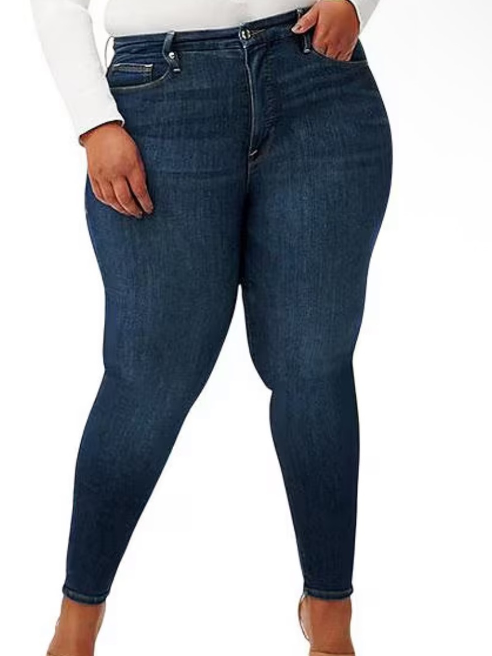 Plus Size Good American Dark Blue Good Legs Skinny Jean